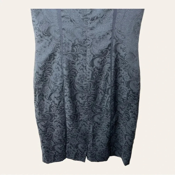 0694. ANTONIO MELANI MINI DRESS SLEEVELESS BLACK IN COLOR 100% SILK SIZE 4 - Picture 9 of 9